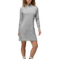 Prana Women's Three Falls Sweater Dress Heather Grey