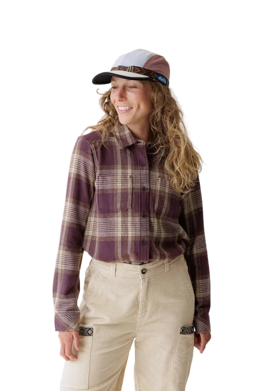 Kavu Women's Moondrift Flannel Winter Purple