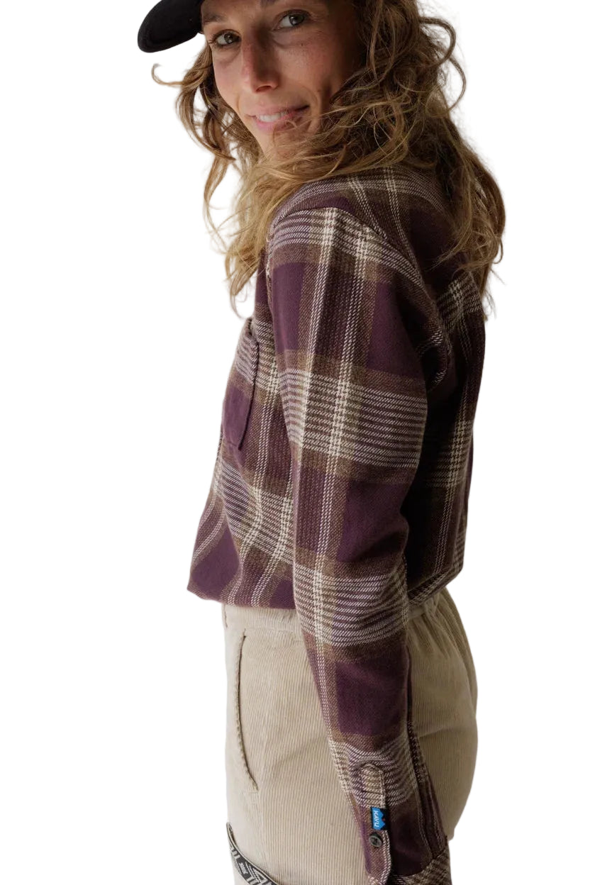 Kavu Women's Moondrift Flannel Winter Purple