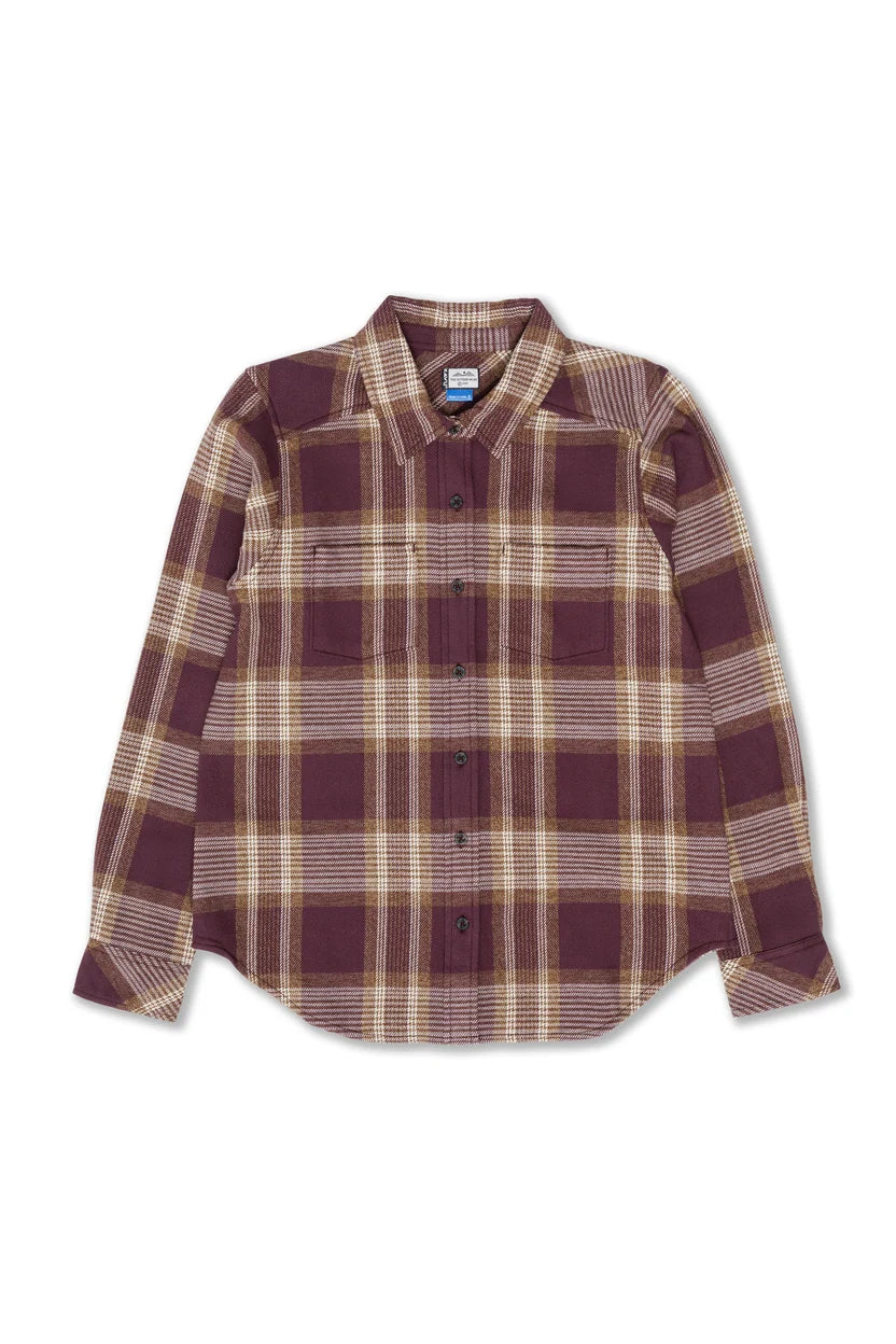 Kavu Women's Moondrift Flannel Winter Purple
