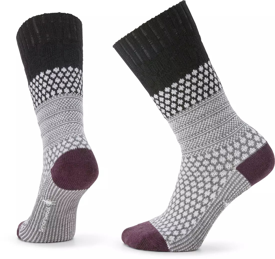 Smartwool Women’s Everyday Cozy Popcorn Cable Crew Socks Black