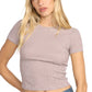 Billabong Women's Checked Out Knt Tee Espresso - Brekken's