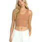 Billabong Women's Rerun Knit Tank Rose Brown