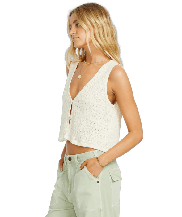 Billabong Women's Needed Knit Tank Whitecap