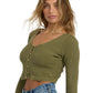Billabong Women's Paxton LS Knit Top Mateo