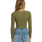 Billabong Women's Paxton LS Knit Top Mateo