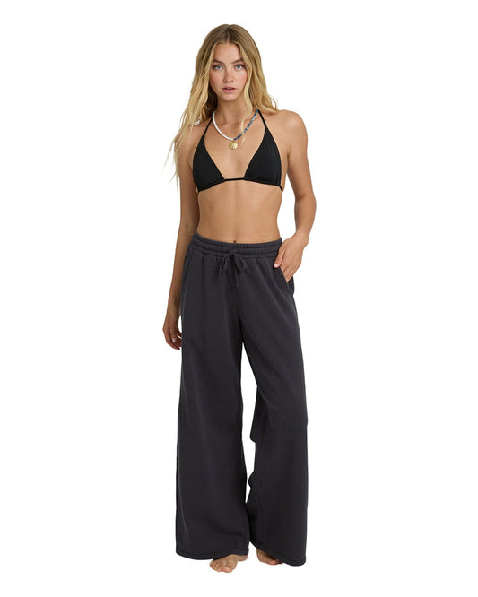 Billabong Women's The Avery Fleece Pant Blasted Blue