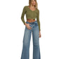 Billabong Women's Free Fall Flare Denim Pant Atlantic Deep