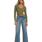 Billabong Women's Free Fall Flare Denim Pant Atlantic Deep