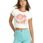 Billabong Women's Electric Feeling SS Tee Salt Crystal