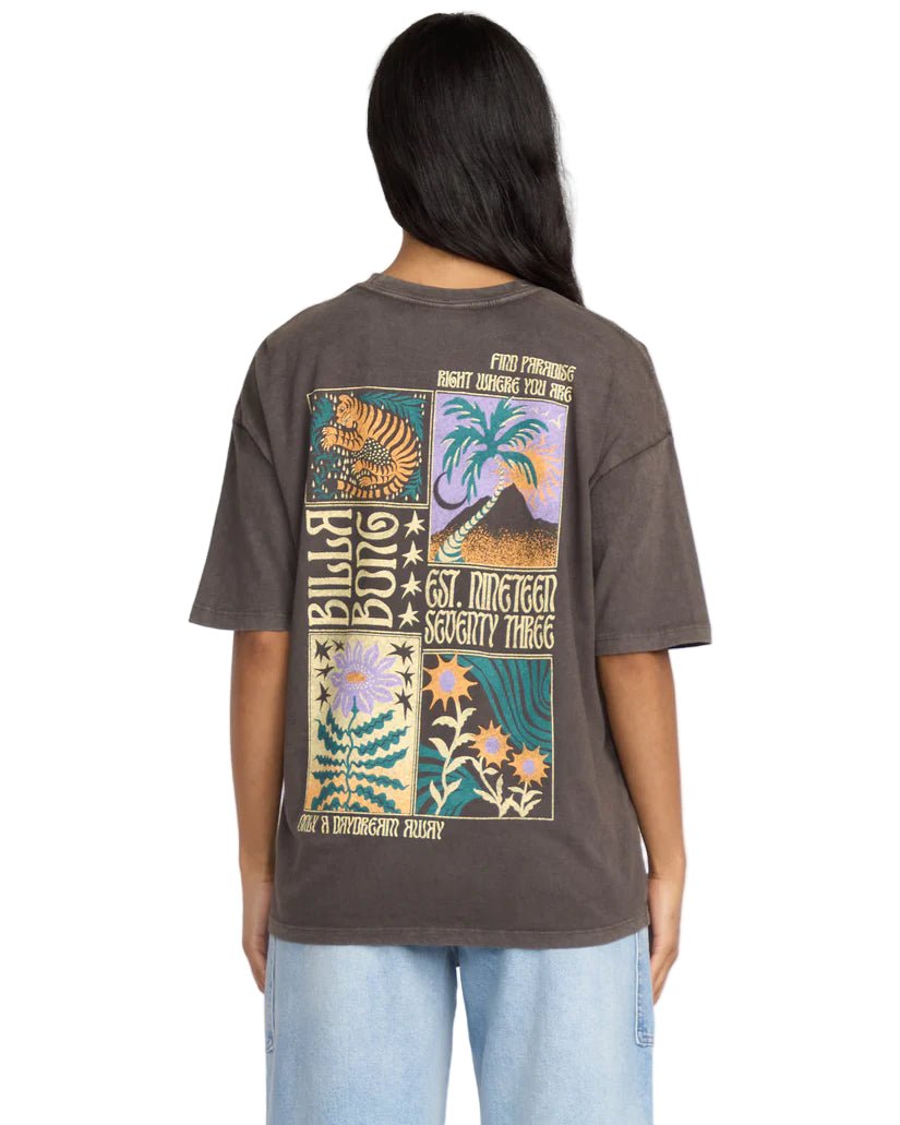 Billabong Women's Daydream Away S/S Tee Off Black - Brekken's