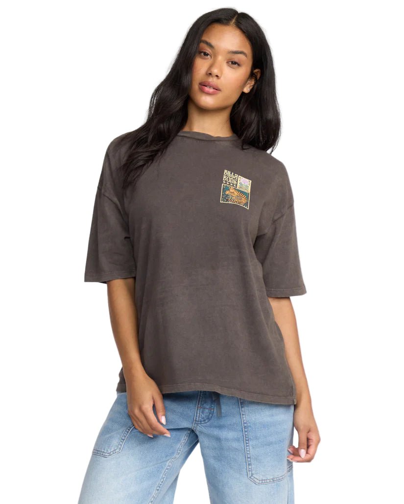 Billabong Women's Daydream Away S/S Tee Off Black - Brekken's