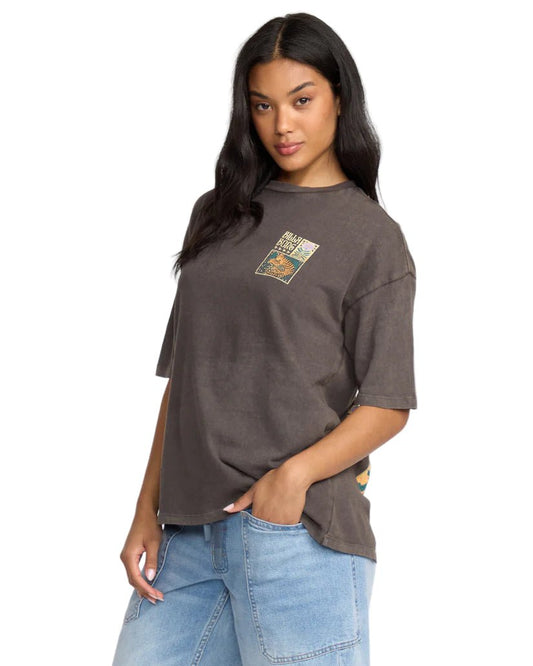 Billabong Women's Daydream Away S/S Tee Off Black - Brekken's