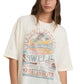 Billabong Women's The Sun Rises SS Tee White Cap