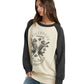 Billabong Women's Emmers Raglan Crew Blasted Blue