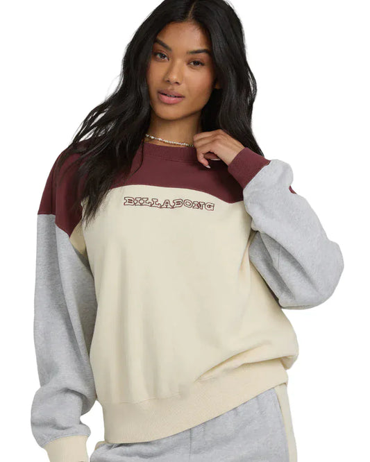 Billabong Women's Get It Kendal Crew Pinot