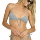 Billabong Women's Wave Check Cara Bralette Black Pebble