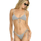 Billabong Women's Wave Check Cara Bralette Black Pebble