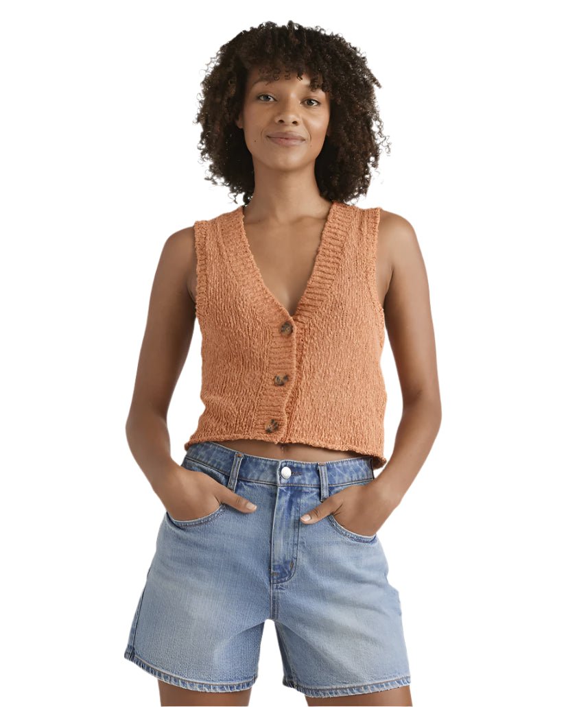 Billabong Women's Gia Sweater Tank Sunset - Brekken's