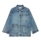 Billabong Women's Denim Chore Coat Atlantic Deep