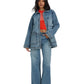 Billabong Women's Denim Chore Coat Atlantic Deep