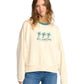 Billabong Women's Triple Palms Crew Flc Whitecap