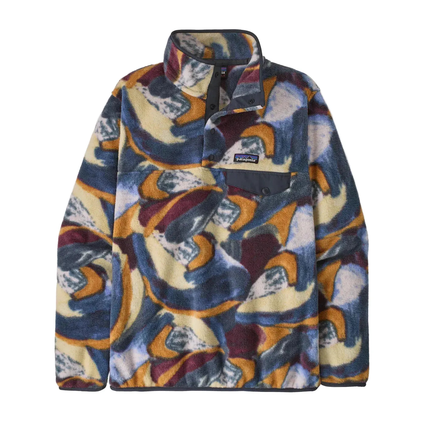 Patagonia Women's Lw Synch Snap-T P/O Smudge: Smolder Blue