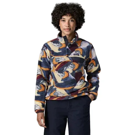 Patagonia Women's Lw Synch Snap-T P/O Smudge: Smolder Blue