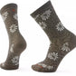 Smartwool Women's Everyday Floral Crew Socks Taupe