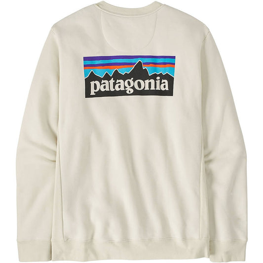 Patagonia P-6 Logo Uprisal Crew Sweatshirt Birch White