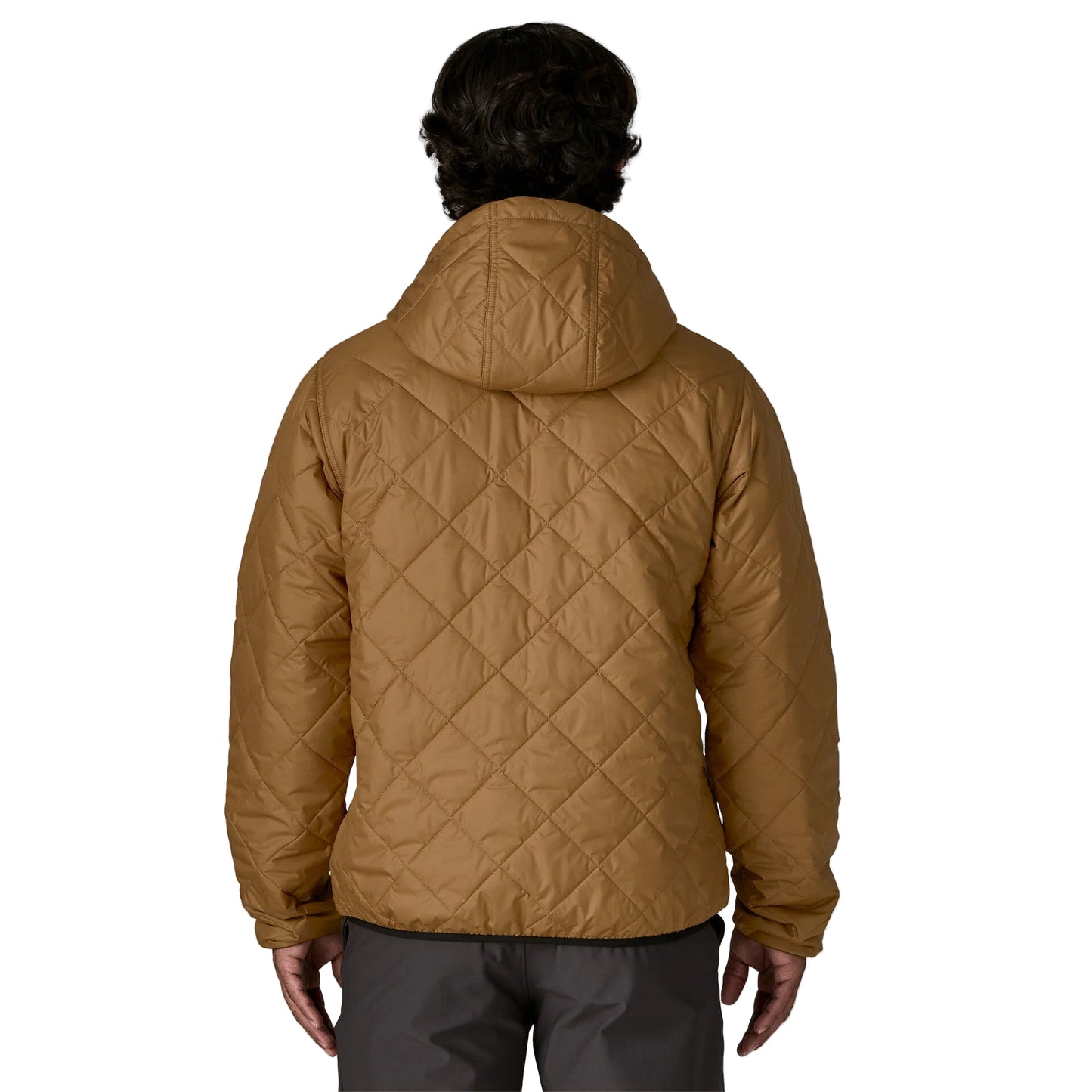 Patagonia Men's Diamond Quilted Bomber Hoody Deer Brown
