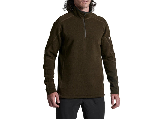 Kuhl Men's Revel 1/4 Zip Dark Roast