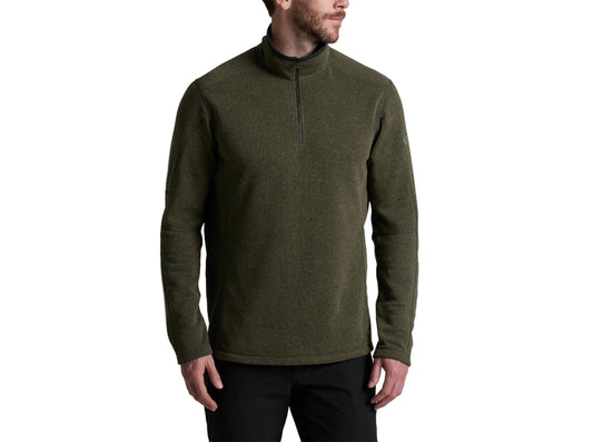Kuhl Men's Revel 1/4 Zip Moss Stone