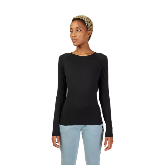 Fox Women's Rep LS Top Black