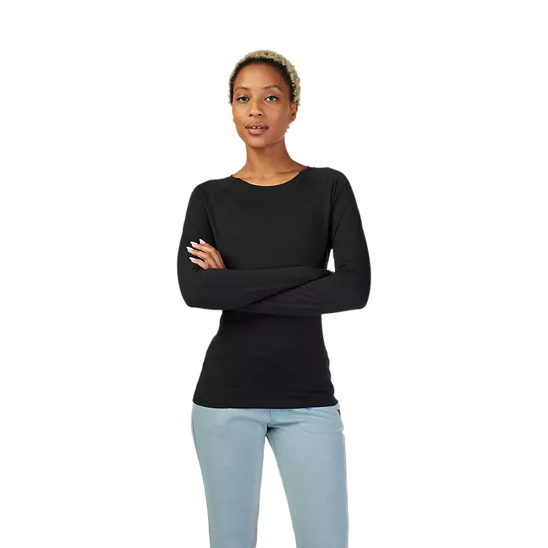 Fox Women's Rep LS Top Black