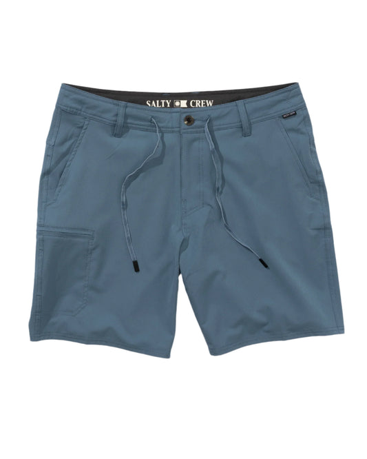 Salty Crew Men’s Transom Tech Short Channel Blue