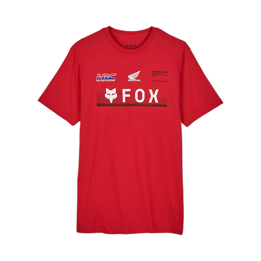 Fox X Honda PREM SS Tee Flame Red