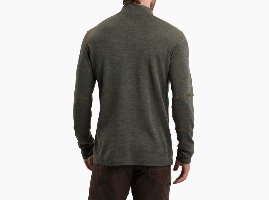 Kuhl Men's Invigoratr 1/4 Zip Olive Copper