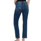 Flying Monkey Mid Rise Ankle Slim Straight Wax Plant