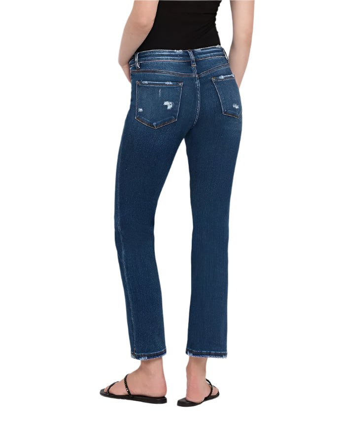 Flying Monkey Mid Rise Ankle Slim Straight Wax Plant