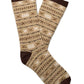 UGG® Women’s Leslie Graphic Crew Sock Cola Multi UGGisle
