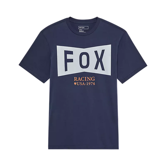 Fox Men's Typeface SS Premium Tee  Midnight