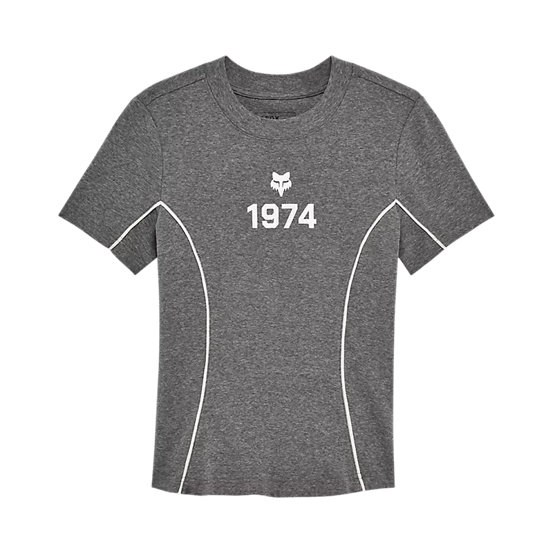 Fox Women's Moto - X Fitted Tee Heather Graphite - Brekken's