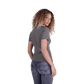 Fox Women's Moto - X Fitted Tee Heather Graphite - Brekken's