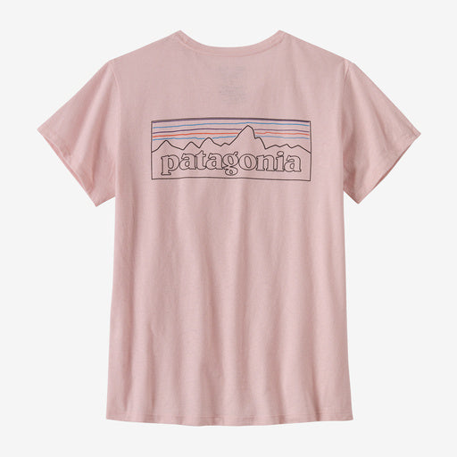 Patagonia Women's P-6 Logo Responsibili-Tee P-6 Outline: Whisker Pink
