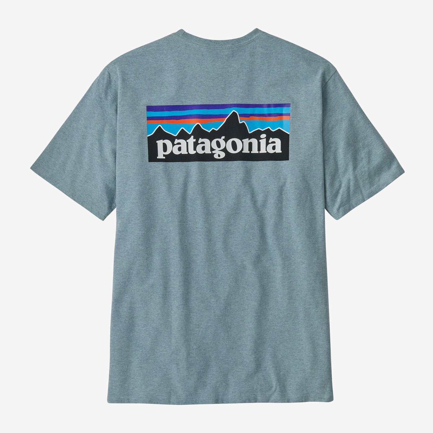 Patagonia Men's P-6 Logo Responsibili-Tee Thermal Blue