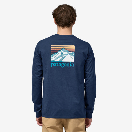 Patagonia Men's Long Sleeve Line Logo Ridge Responsibili-Tee