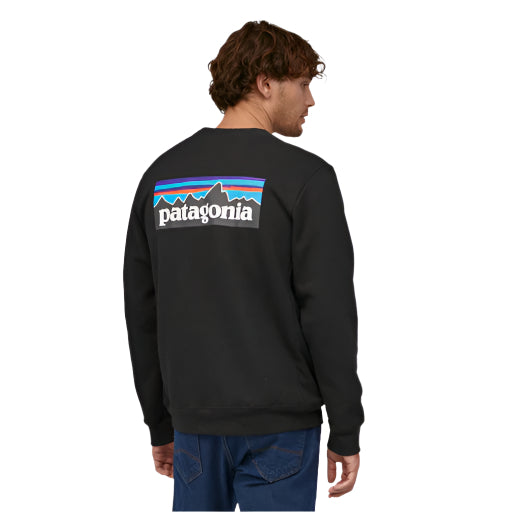 Patagonia Men's P-6 Logo Uprisal Crew Sweatshirt Black