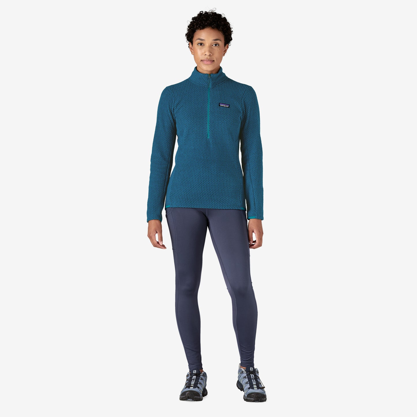 Patagonia Women's R1 Air Zip Neck Lagoon Blue