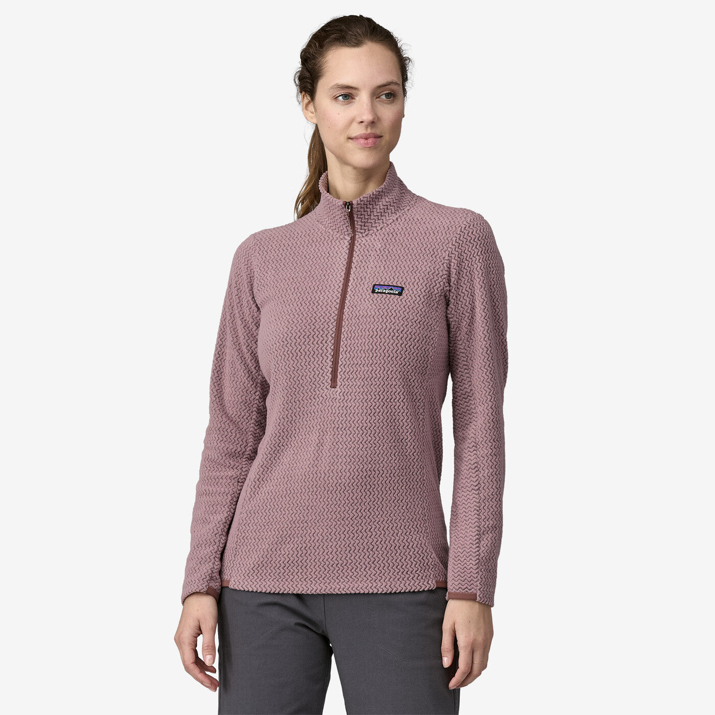 Patagonia Women's R1 Air Zip Neck Stormy Mauve